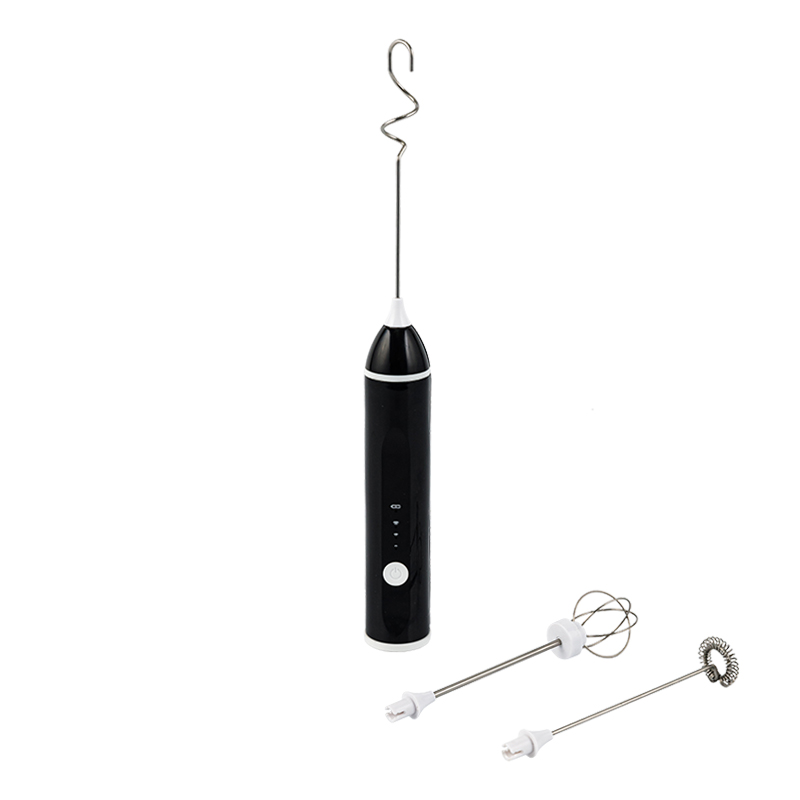 HB-303 Rechargeable Battery 1200mAH Powered 3 In 1 Shake Egg Mix Flour Froth Milk Coffee Latte Cappuccino Hand Blender