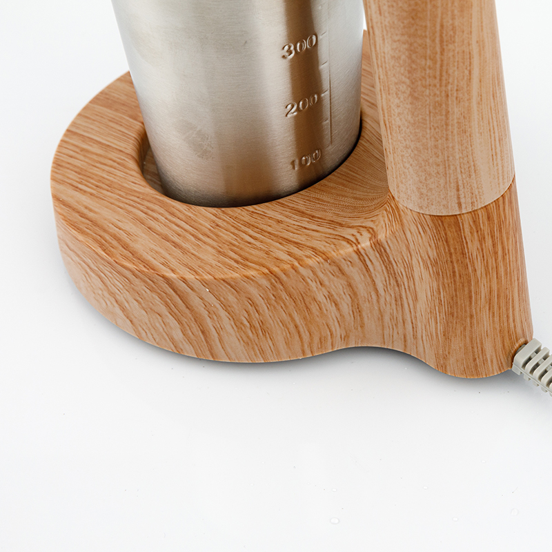 HSM-717 Wood Grain Natural Style LED Indicator Children Friendly European Popular Family Use Drink Mixer