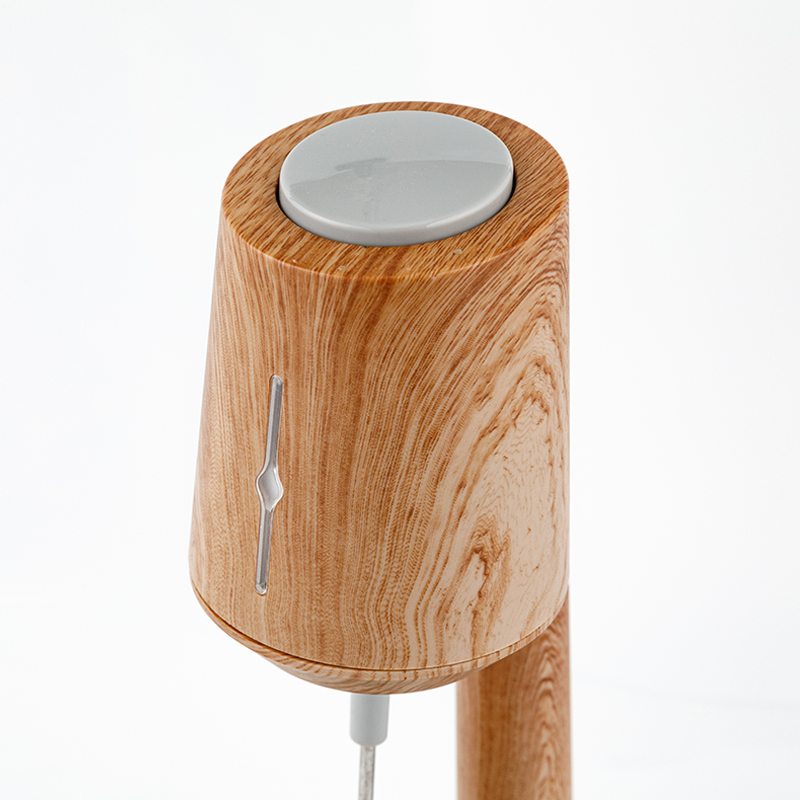 HSM-717 Wood Grain Natural Style LED Indicator Children Friendly European Popular Family Use Drink Mixer