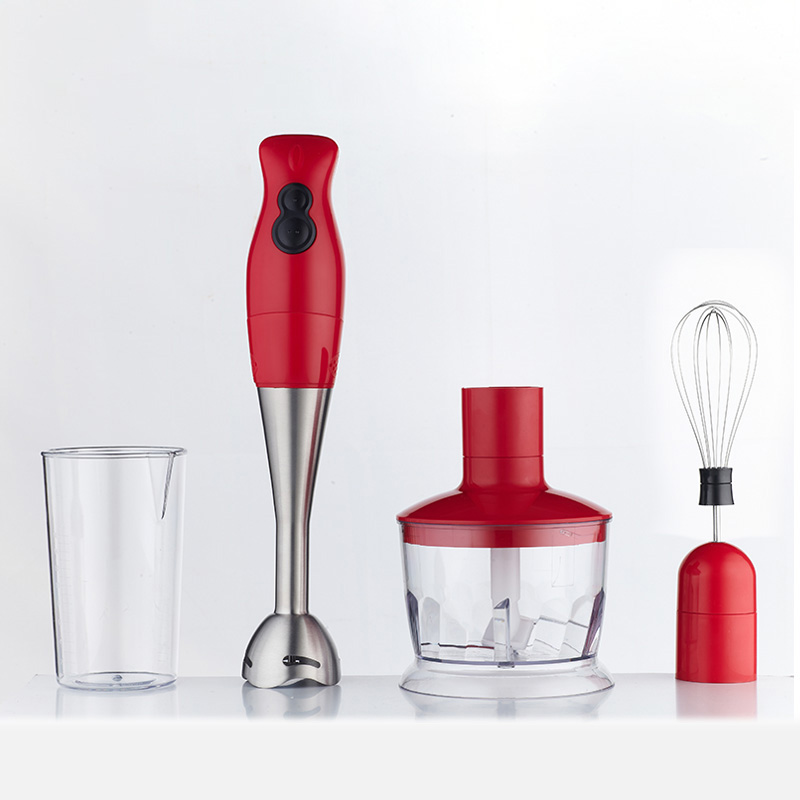 HM-708 Home Use GS CE RoHS LFGB CB ErP REACH Certified Chop Cut Fruit Vegetable Mix Immersion Hand Blender