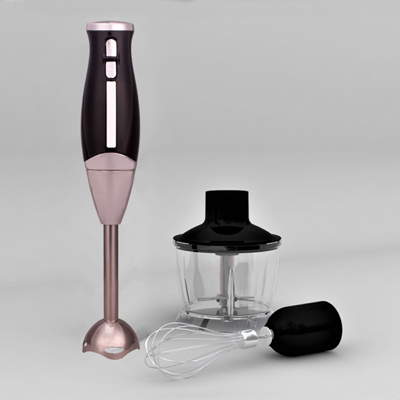 HM-708 Home Use GS CE RoHS LFGB CB ErP REACH Certified Chop Cut Fruit Vegetable Mix Immersion Hand Blender