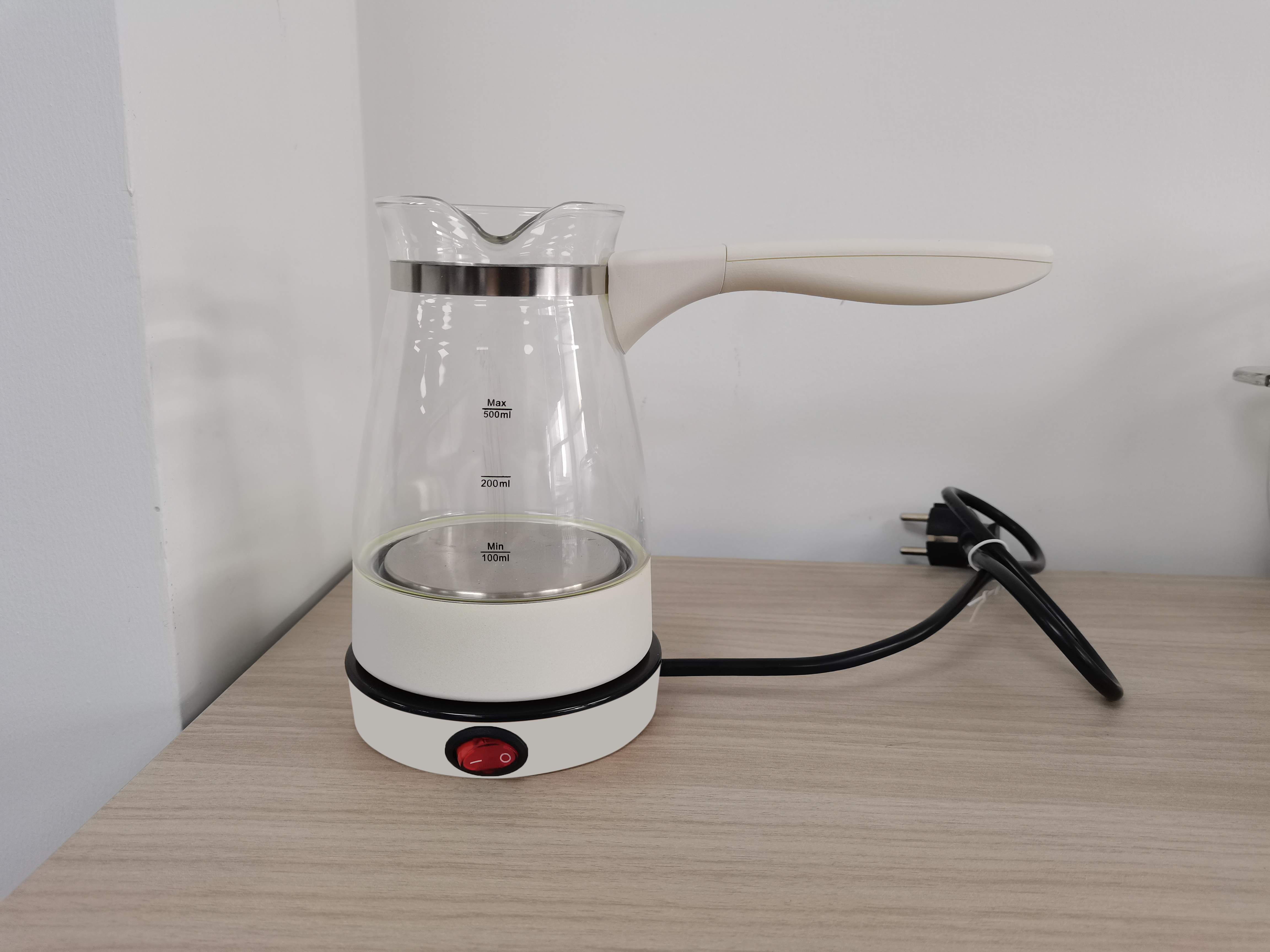 HCP-004 New Design Glass Housing Coffee Pot 600W Fast Bowling